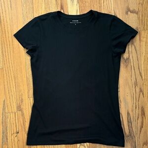 Vince Classic Black Short Sleeve Tee